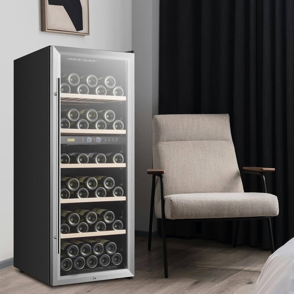 Lanbo 20 Inch Dual Zone Stainless Steel Wine Cooler