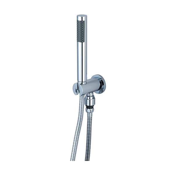 Vero 1-Spray 3.5 in. Single Wall Mount Handheld Shower Head in Chrome