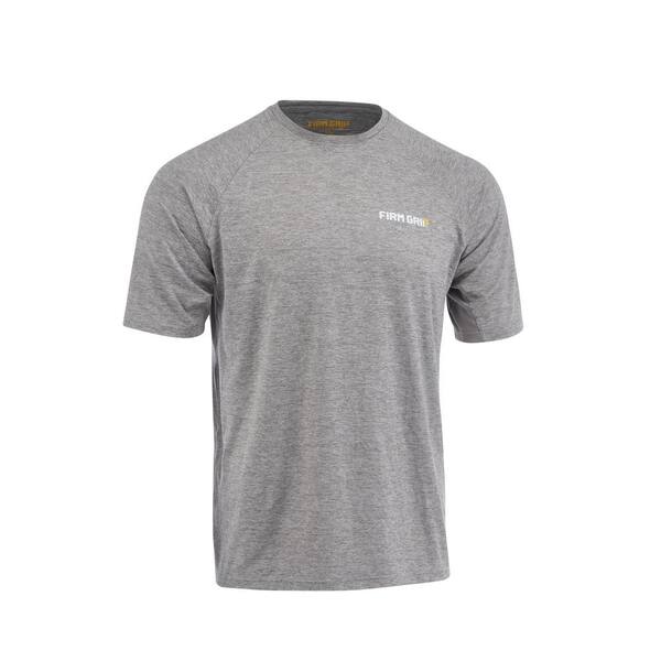 Photo 1 of FIRM GRIP Men's X-Large Gray Performance Short Sleeved Shirt