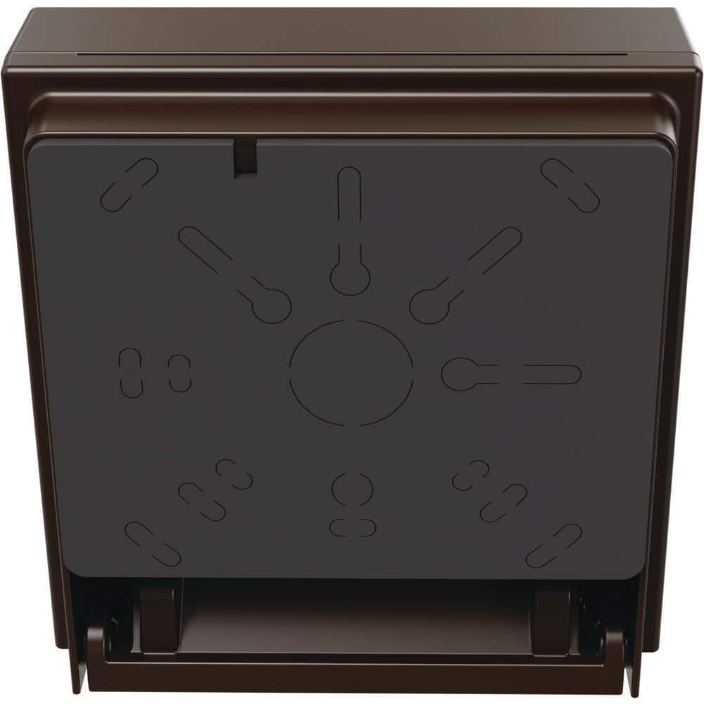 Eclipse Bronze 5.75" Adjustable LED Wall Pack Light with Switchable White