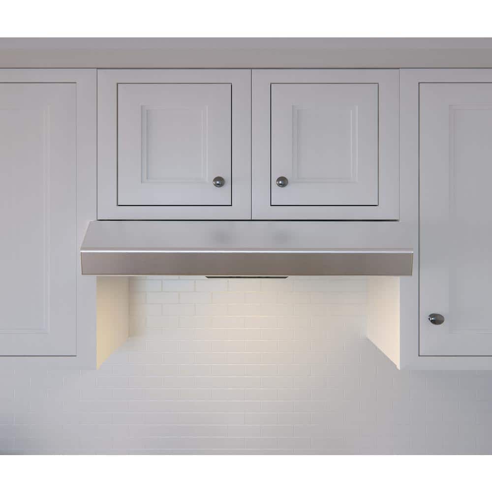 Stainless Steel 24" Convertible Under Cabinet Range Hood with LED Lights