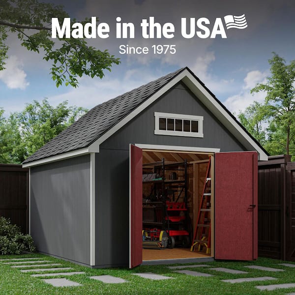 Do-It Yourself Tribeca 10 ft. W x 12 ft. D Wood Garden Shed Storage with Floor, Smartside, and Window (120 sq. ft.)