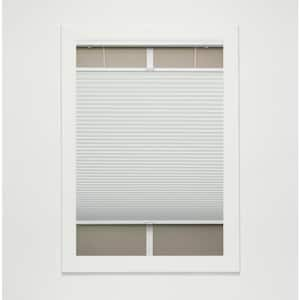 Ivory Cordless Top-Down Bottom-Up Blackout Polyester Cellular Shades - 21 in. W x 36 in. L