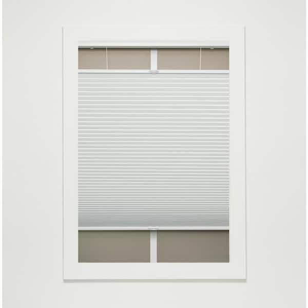Ivory Cordless Top-Down Bottom-Up Blackout Polyester Cellular Shades - 59.5 in. W x 36 in. L