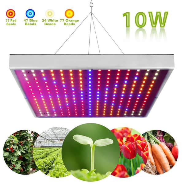 Jushua 12.2 in. x 12.2 in. Full Spectrum Grow Light LED Grow Light