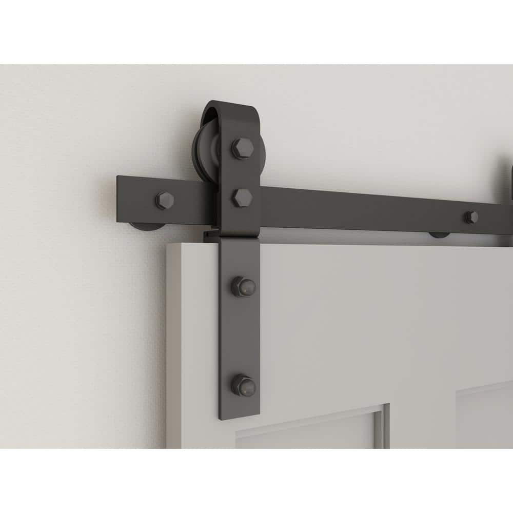 Matte Black 42" Steel Bi-Fold Door Hardware Kit