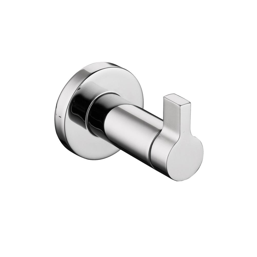 Glacier Bay Modern Single Robe Hook in Chrome 20154-0301 - The Home Depot