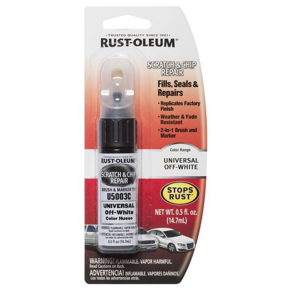 Rust-Oleum Automotive 0.5 oz. Universal Off White Scratch & Chip Repair Marker (6-Pack)