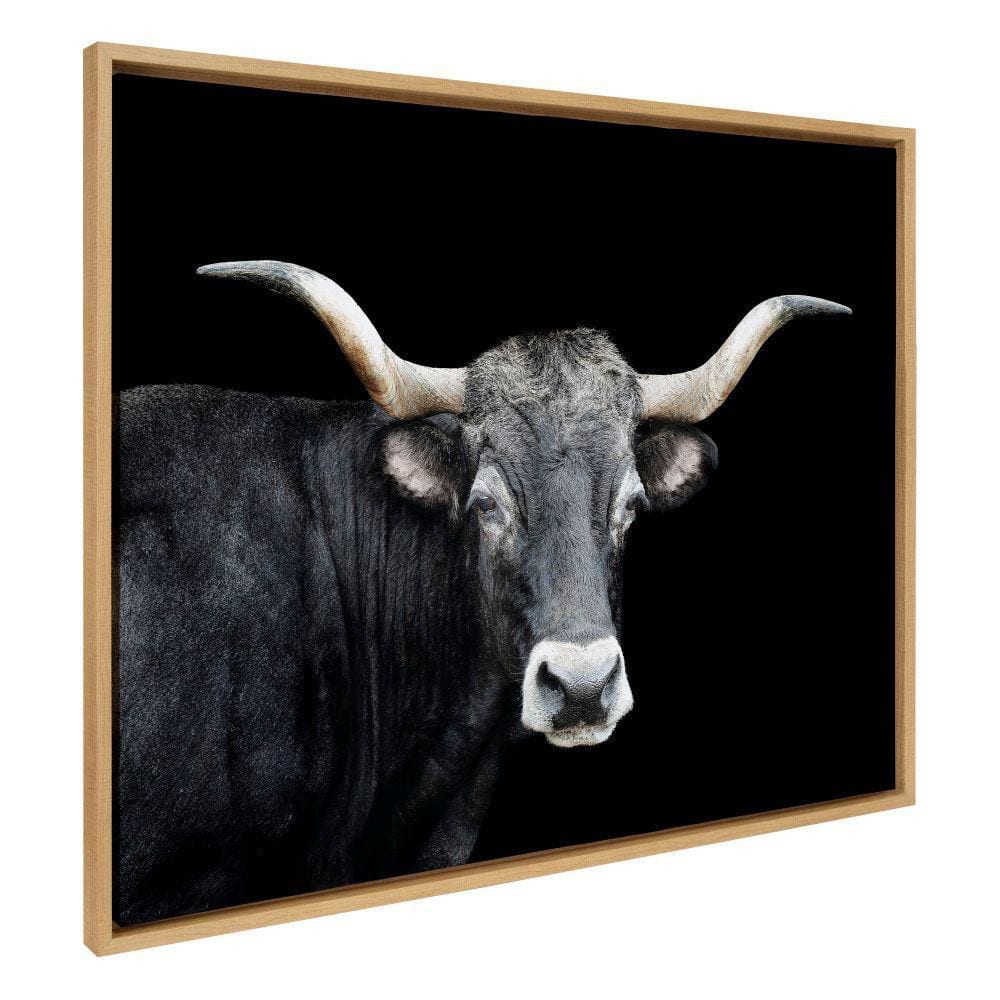 Sylvie Tudanca Cow Longhorn Bull Cattle Animal by Framed Art Print 31 in. x 42 in. price history on PriceWatchPro