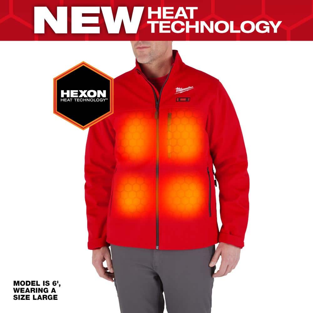 Men's Small M12 12V Lithium-Ion Cordless TOUGHSHELL Red Heated Jacket with (1) 3.0 Ah Battery and Charger price history on PriceWatchPro
