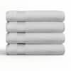 Becky Cameron 4-Piece Light Gray Ultra Soft Cotton Bath Towel Set  IH-TO520-4PK-LG - The Home Depot