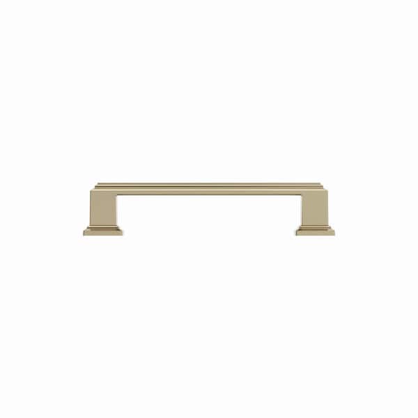 10-Pack Carrington 3-3/4 in. (96 mm) Center-to-Center Classic Brushed Gold Arch Cabinet Drawer Pulls