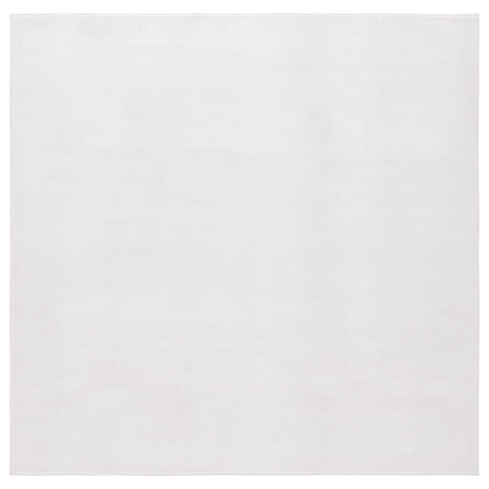 Loft Ivory 6 ft. x 6 ft. Machine Washable Modern Solid Square Area Rug price history on PriceWatchPro