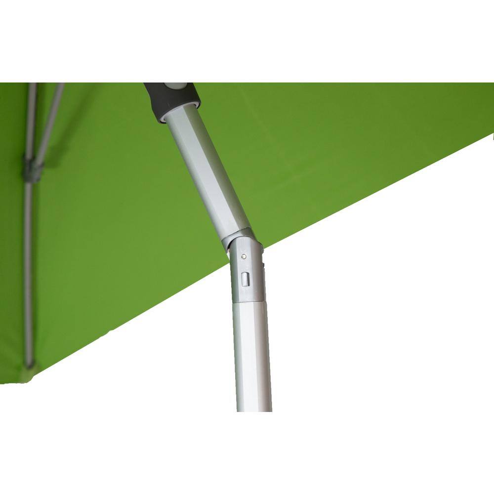 8.5' Lime Aluminum Market Patio Umbrella with Tilt