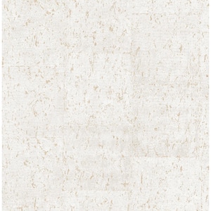 Millau Eggshell Faux Concrete Light Grey Wallpaper Sample