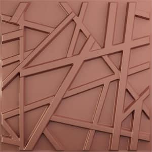 19-5/8"W x 19-5/8"H Evergreen EnduraWall Decorative 3D Wall Panel, Champagne Pink (Covers 2.67 Sq.Ft.)