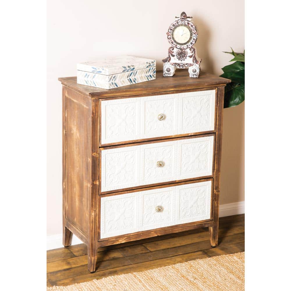 Brown Wood Farmhouse Cabinet price history on PriceWatchPro