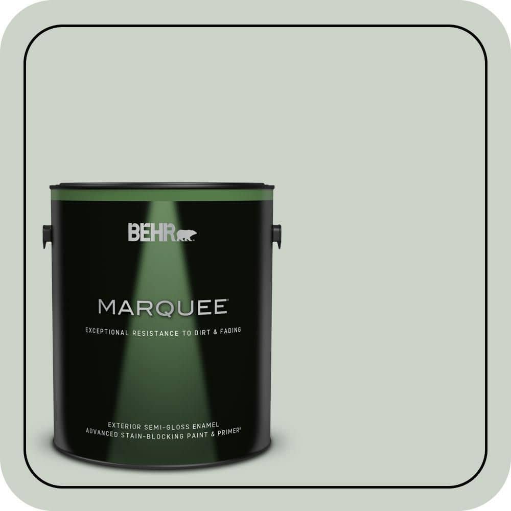 1 gal. #MQ3-48 Shy Green Semi-Gloss Enamel Exterior Paint & Primer price history on PriceWatchPro