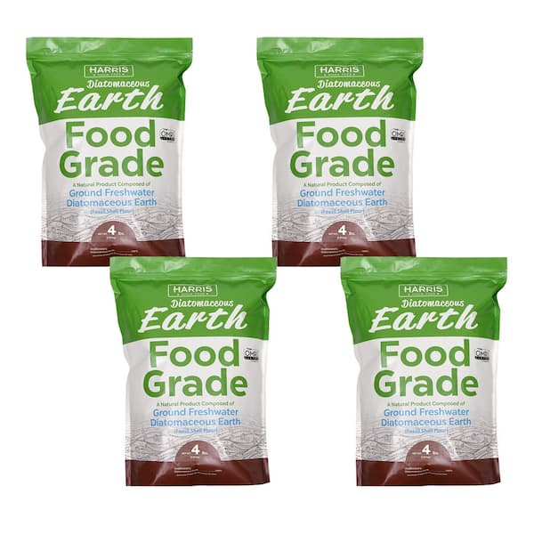 4 lbs. Diatomaceous Earth Food Grade 100% (4-Pack)
