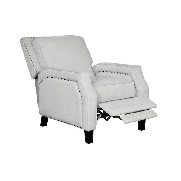 Lane Home Furnishings Portico Marble Fabric Upholstered with Nail Head Trim Push Back Recliner