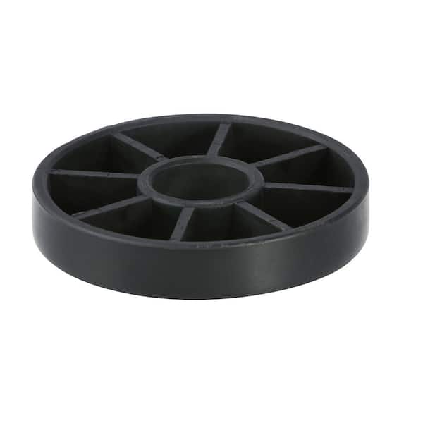 4 in. Industrial Casters with Bumper (4-Pack)