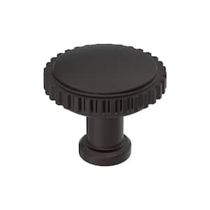 Farewind 1-1/4 in. (32mm) Diameter Oil-Rubbed Bronze Classic Round Cabinet Knob