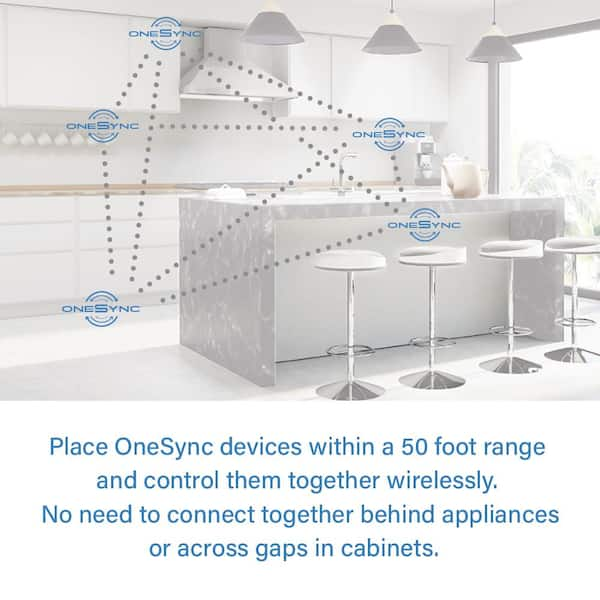 OneSync Under Cabinet Smart Bridge for Voice & App Control