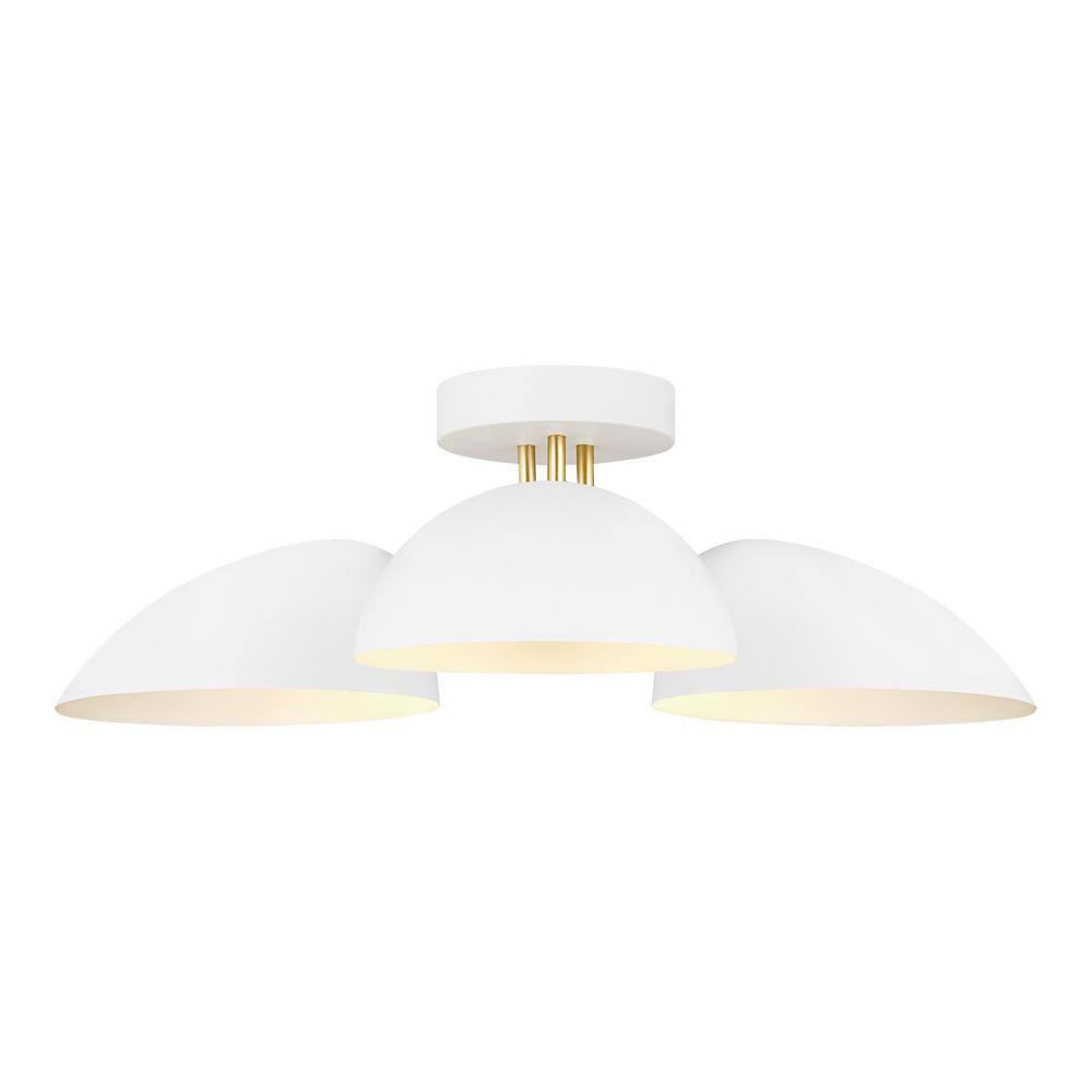 ed ellen degeneres jane 3 light flush mount