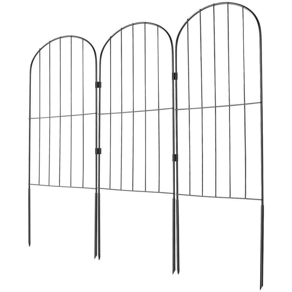 24 in. x 30 ft. No-Dig Metal Garden Fence Rust-Resistant Animal Barrier and Decorative Yard Fencing Easy Install 28-Pack price history on PriceWatchPro