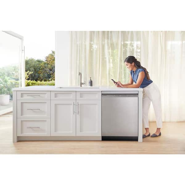 Bosch SHSM63W55N 24 Inch Fully Integrated Built-In Dishwasher with 16 Place  Settings, 5 Wash Cycles, 3rd Rack, RackMatic® System, 44 dBA Sound Level,  AquaStop®, Speed60®, FlexSpace™, InfoLight®, Sanitize and ENERGY STAR®:  Stainless Steel