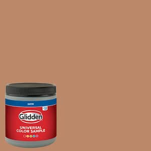 8 oz. PPG1069-5 Honey Graham Satin Interior Paint Sample