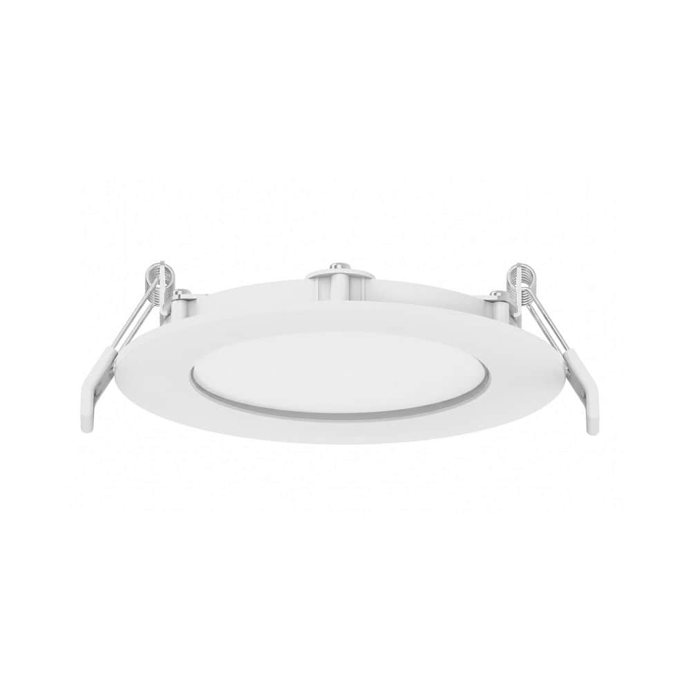 4 in. 75-Watt Equivalent 870 Lumens Integrated LED White Smooth Recessed Downlight, 5CCT, Dimmable, 1 Pack price history on PriceWatchPro
