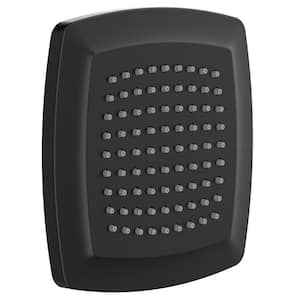 Townsend 1-Spray Patterns with 1.75 GPM 6.125 in. Wall Mount Fixed Shower Head in Matte Black