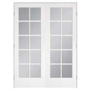 Masonite 60 in. x 80 in. No Panel 10-Lite Primed White Hollow-Core ...