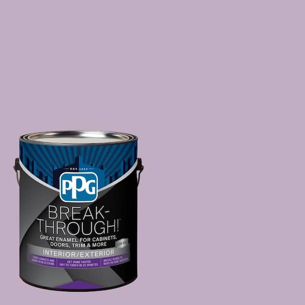 1 gal. PPG1177-4 Lavish Lavender Satin Door, Trim & Cabinet Paint