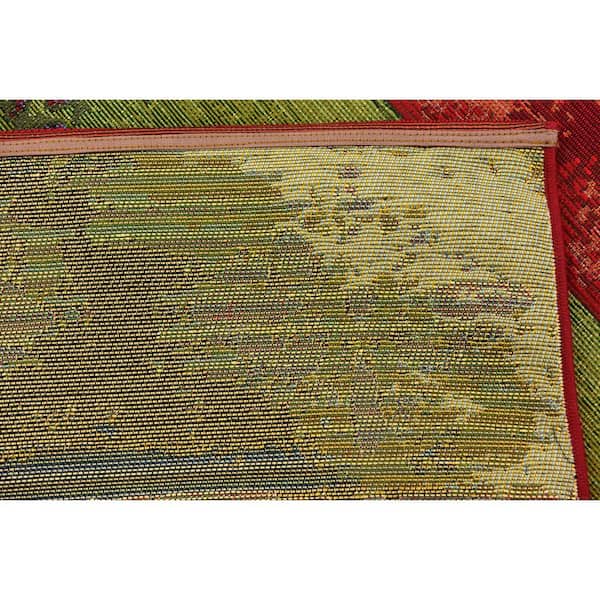 Unique Loom Outdoor Traditional Multi 10' 0 x 12' 0 Area Rug