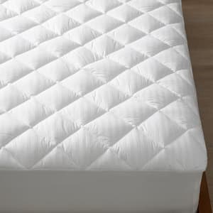 Legends Hotel 400-Thread Count Waterproof 9 in. California King Polyester Mattress Pad