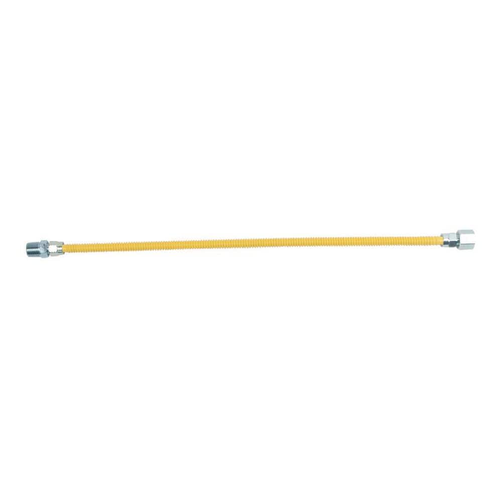 ProCoat 1/2 in. FIP x 1/2 in. MIP Stainless Steel Gas Connector 3/8 in. O. D. price history on PriceWatchPro