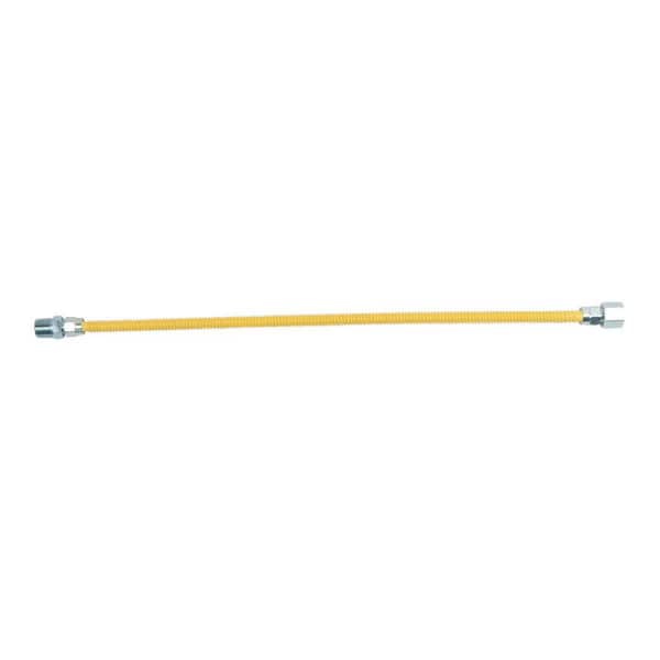 BrassCraft CSSL54-48P 48-Inch Coated Stainless Steel Gas Connector – 3/8 OD Tube-851908
