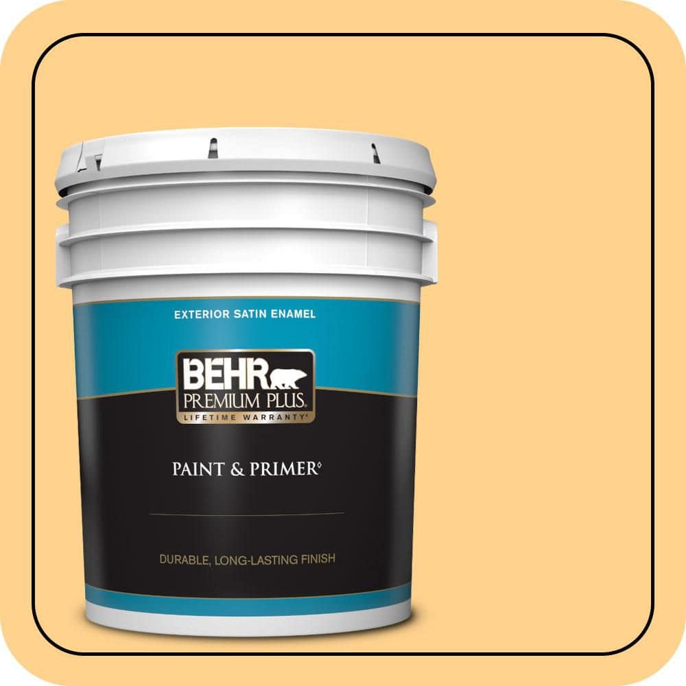 5 gal. #300B-5 Honey Bird Satin Enamel Exterior Paint & Primer price history on PriceWatchPro