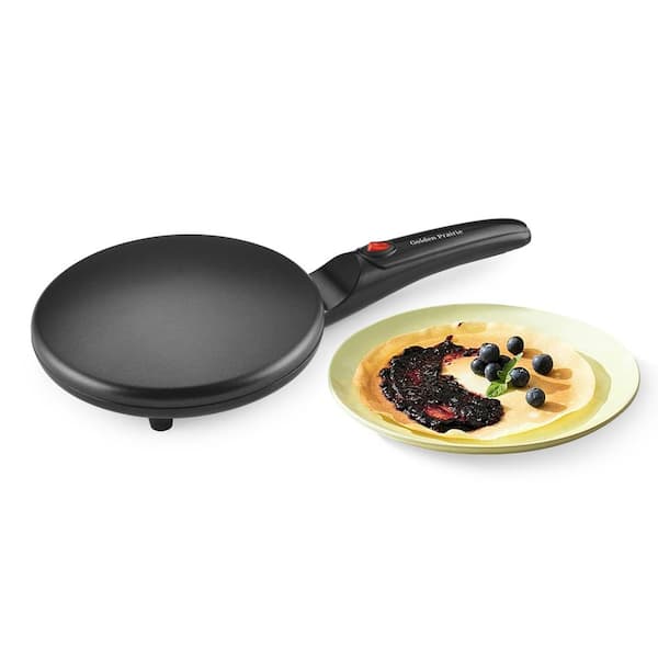 Unbranded AEA-108,8" Electric Crepe Maker, Non-Stick, Auto Thermostat Control, Ergonomically designed handle, with Batter Bowl