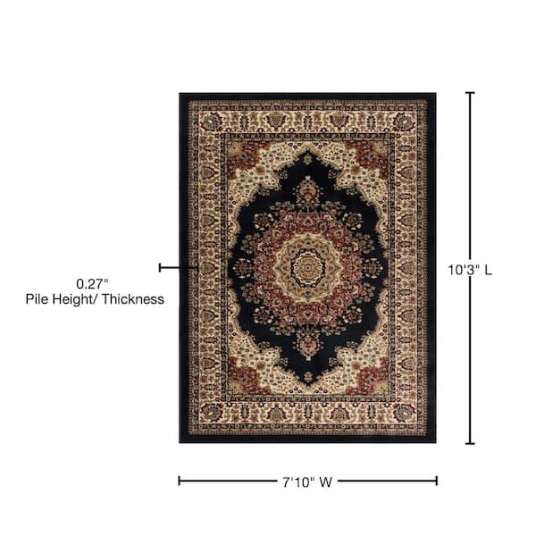 Tayse 9 X 13 (ft) Rectangular Polypropylene Non-Slip Rug Pad in the Rug Pads  department at