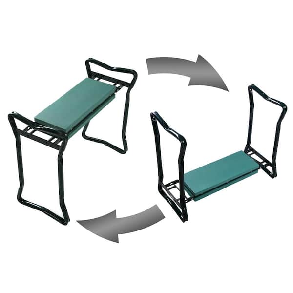 Trademark Innovations 23 In L X 11 W 19 H Garden Kneeler And Seat Grdn The Home Depot H Garden Kneeler And Seat Grdn, Garden Kneeler Bench Home Depot