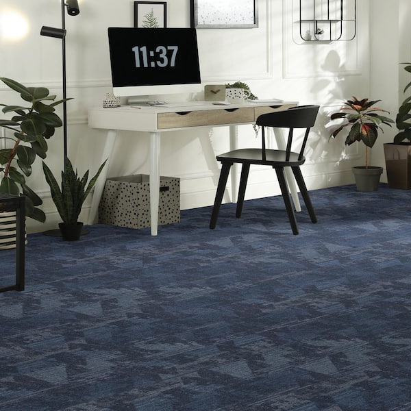 Mohawk Elite - Azure Knight - Blue Commercial/Residential 12 x 36