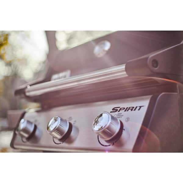 Weber Spirit E-315 3-Burner Propane Grill in Black 46512001 - The Home Depot