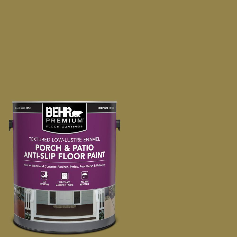 1 gal. #PPU9-02 Lucky Bamboo Textured Low-Lustre Enamel Interior/Exterior Porch and Patio Anti-Slip Floor Paint price history on PriceWatchPro