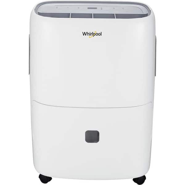 50 pt. 4500 Sq. Ft. Portable Dehumidifier with Built-in. Pump in White