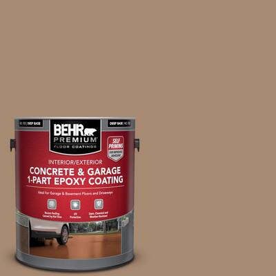 1 gal. #N260-5 Distant Land Self-Priming 1-Part Epoxy Satin Interior/Exterior Concrete and Garage Floor Paint