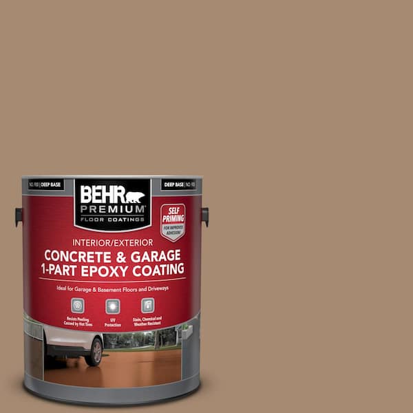 BEHR PREMIUM 1 gal. #N260-5 Distant Land Self-Priming 1-Part Epoxy Satin Interior/Exterior Concrete and Garage Floor Paint