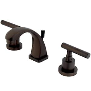 Manhattan 8 in. Widespread 2-Handle Bathroom Faucet in Oil Rubbed Bronze